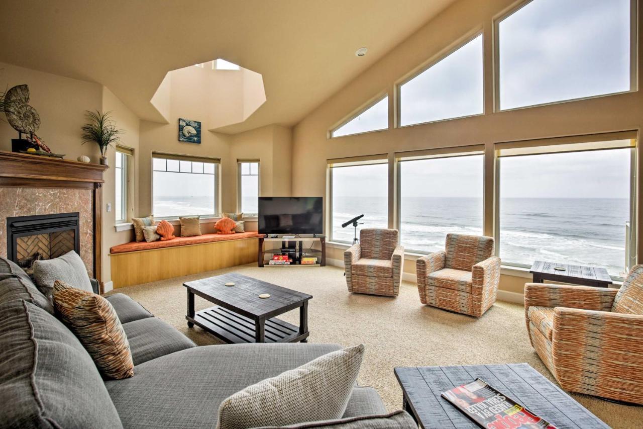 Oceanfront South Beach Home With Hot Tub And Sauna Newport Zewnętrze zdjęcie